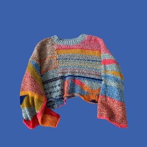 colorful sweater from sincerely jules!